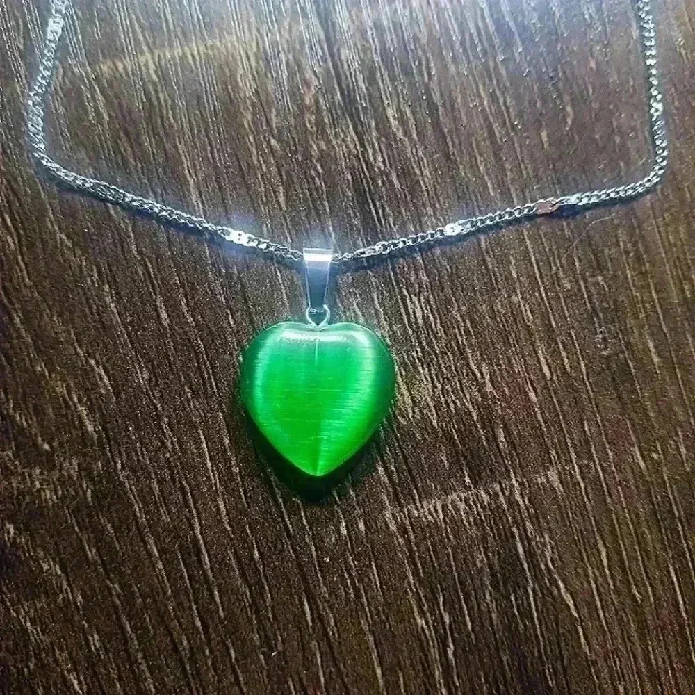 Heart necklace stainless steel